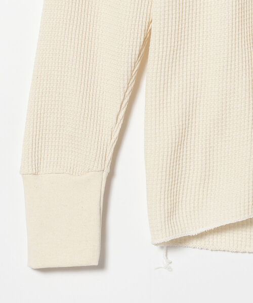 INDERA（インデラ）の「INDERA MILLS / Cotton L/S Thermals コットン ロングスリーブサーマル（Tシャツ/カットソー・メンズ・ナチュラル・SMALL/MEDIUM）」の4枚目の写真