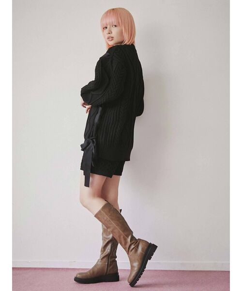 merry jenny(メリージェニー)の「ribbon ribbon knit PO(ニット/セーター・レディース・レッド/アイボリー・FREE)」の17枚目の写真