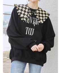 jouetie | フリルカラーBIGプルオーバー(スウェット)