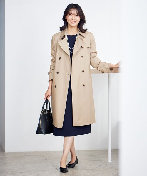 セール】【洗える】トリアセダブルジョーゼット ワンピース（ドレス