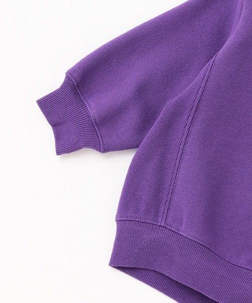 petit main（プティマイン）の「【リンク】セーラートレーナー(キッズ)（スウェット・キッズ・パープル/アイボリー・100cm/130cm/110cm/120cm/90cm）」の3枚目の写真