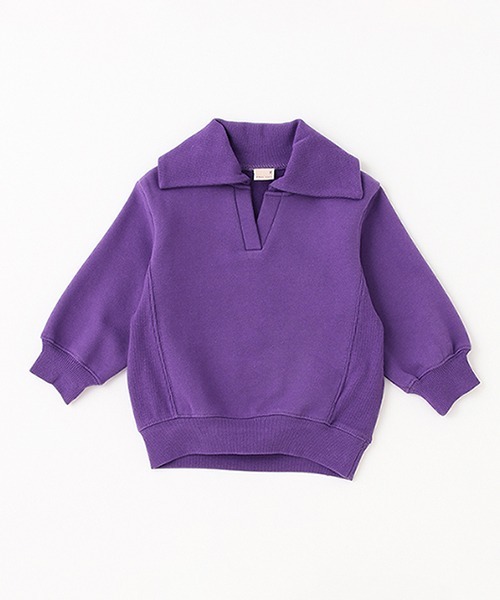 petit main（プティマイン）の「【リンク】セーラートレーナー(キッズ)（スウェット・キッズ・パープル/アイボリー・100cm/130cm/110cm/120cm/90cm）」の18枚目の写真