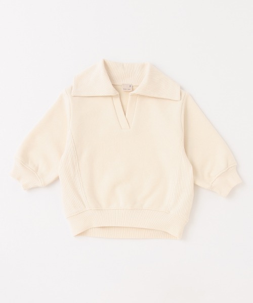 petit main（プティマイン）の「【リンク】セーラートレーナー(キッズ)（スウェット・キッズ・パープル/アイボリー・100cm/130cm/110cm/120cm/90cm）」の17枚目の写真