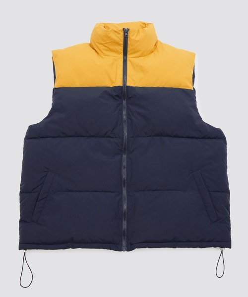 improves（インプローブス）の「パネル切替 フェイク ダウンベスト（ダウンベスト・メンズ・ネイビー/グリーン/ブラック・MEDIUM/LARGE）」の14枚目の写真