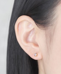 【誕生石シリーズ】金属アレルギー対応 一粒キュービックジルコニアステンレスピアス