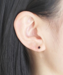 【誕生石シリーズ】金属アレルギー対応 一粒キュービックジルコニアステンレスピアス