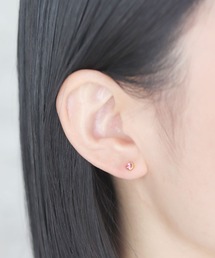 【誕生石シリーズ】金属アレルギー対応 一粒キュービックジルコニアステンレスピアス
