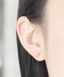 【誕生石シリーズ】金属アレルギー対応 一粒キュービックジルコニアステンレスピアス