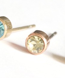 【誕生石シリーズ】金属アレルギー対応 一粒キュービックジルコニアステンレスピアス