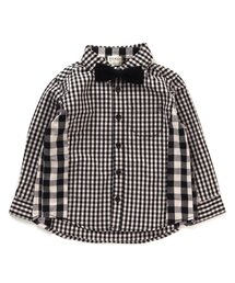 蝶ネクタイ付きシャツ