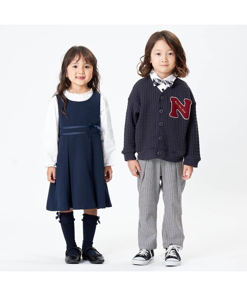 F.O.KIDS（エフオーキッズ）の「蝶ネクタイ付きシャツ（シャツ/ブラウス・キッズ・オフホワイト/ブラック・80/90/95/100/110/120/130/140）」の5枚目の写真