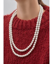 STYLE DELI | ８mmパール58cm２連ネックレス(ネックレス)