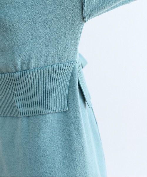 FREE'S MART(フリーズマート)の「◆セットアップ風ニットワンピース(ワンピース・レディース・ベージュ/ブラック/グリーン・FREE)」の19枚目の写真