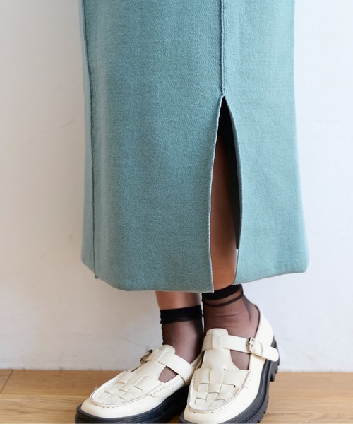 FREE'S MART(フリーズマート)の「◆セットアップ風ニットワンピース(ワンピース・レディース・ベージュ/ブラック/グリーン・FREE)」の20枚目の写真