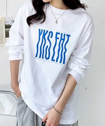 綿100%アソートロゴロングTee