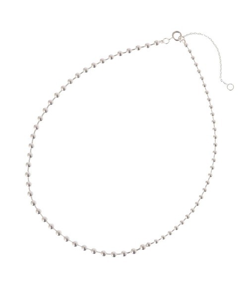 CLANE（クラネ）の「METAL PEARL NECKLACE（ネックレス・レディース・シルバー・FREE）」の3枚目の写真