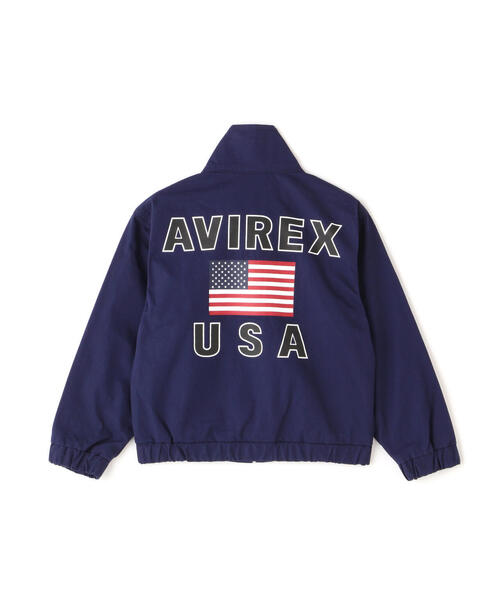 AVIREX（アヴィレックス）の「【KIDS/キッズ】 U.S.FLAG JACKET/  USフラッグジャケット（その他アウター・キッズ・その他10/ネイビー・100/120/140）」の3枚目の写真