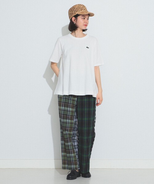 BEAMS BOY（ビームスボーイ）の「BEAMS BOY / マドラス チェック クレイジー スラックス（スラックス・レディース・ネイビー/レッド・1/0）」の20枚目の写真