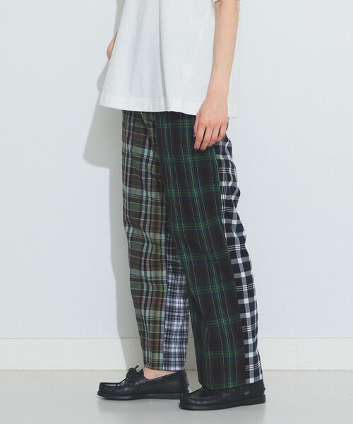 BEAMS BOY（ビームスボーイ）の「BEAMS BOY / マドラス チェック クレイジー スラックス（スラックス・レディース・ネイビー/レッド・1/0）」の21枚目の写真