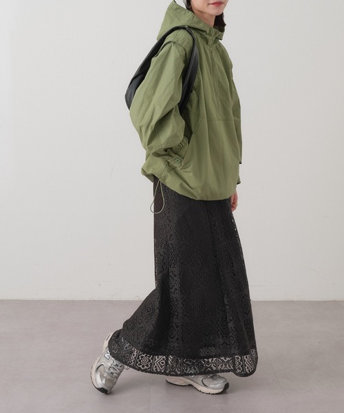 CIAOPANIC TYPY(チャオパニックティピー)の「ボックスレーススカート(スカート・レディース・ブラック/オフホワイト・ONE SIZE)」の15枚目の写真