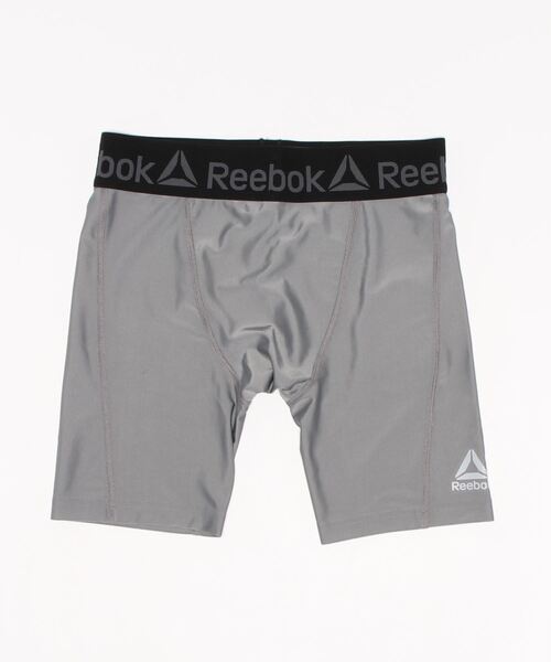 Reebok（リーボック）の「【Reebok:リーボック】ラッシュレギンス　ハーフスパッツ　インナーウェア（レギンス/スパッツ・メンズ・グレー/ブラック・MEDIUM/LARGE/X-LARGE）」の2枚目の写真