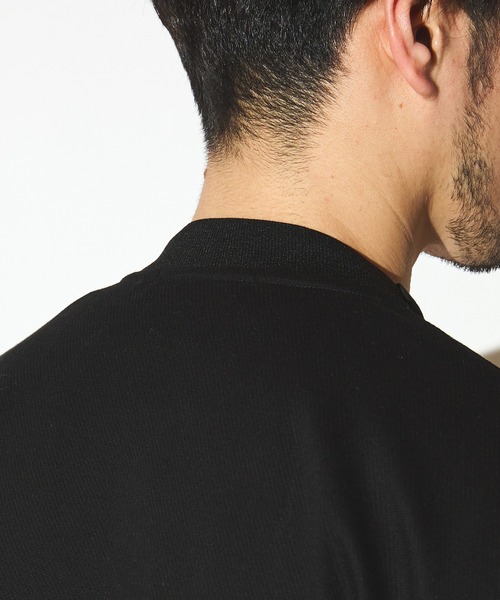 UNION STATION（ユニオンステーション）の「カットカルゼ7分袖ボタンレスカーディガン（カーディガン/ボレロ・メンズ・ブラック/ネイビー/ベージュ・LL/M/L）」の15枚目の写真