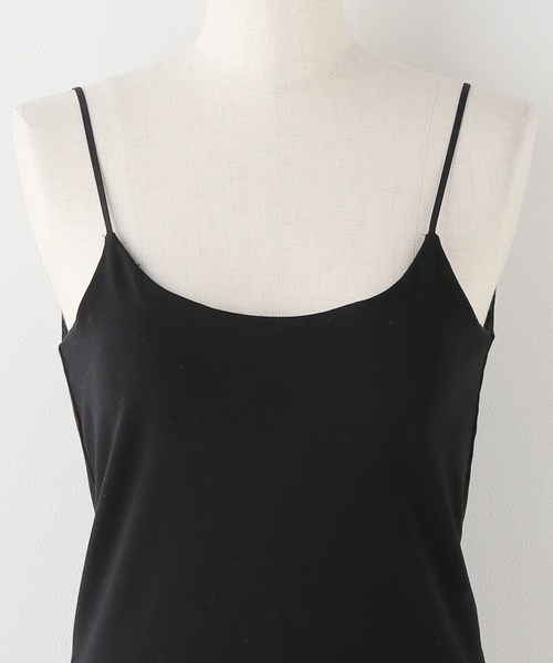 SLOBE IENA(スローブイエナ)の「パット付きバックオープンキャミ(キャミソール・レディース・ブラック/チャコールグレー/ベージュ・FREE)」の14枚目の写真
