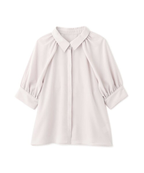 NATURAL BEAUTY BASIC(ナチュラルビューティーベーシック)の「◇シャツカラーボリュームスリーブブラウス(シャツ/ブラウス・レディース・ブラック/オフホワイト/ピンク・SMALL/MEDIUM)」の18枚目の写真