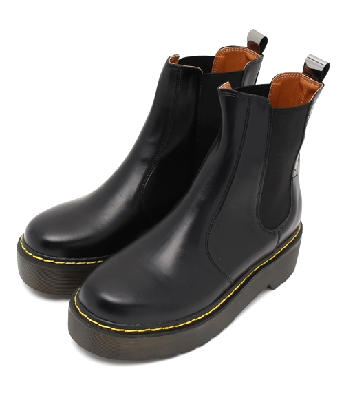 OUTLET(アウトレット)の「【WHO'S WHO gallery】VPsidegore(ブーツ・レディース・ブラック・LARGE/SMALL/MEDIUM)」の1枚目の写真