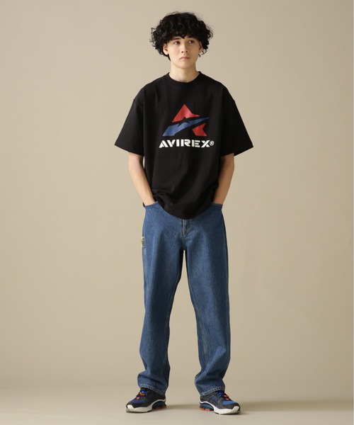 AVIREX(アヴィレックス)の「SHORT SLEEVE T-SHIRT A-STAR / 半袖 Tシャツ Aスター / AVIREX / アヴィレックス(Tシャツ/カットソー・メンズ・ブラック/ホワイト/ライトグレー/イエロー・MEDIUM/LARGE/X-LARGE/XX-LARGE)」の6枚目の写真