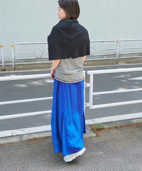 B.C STOCK（ベーセーストック）の「リネンスカート（スカート
