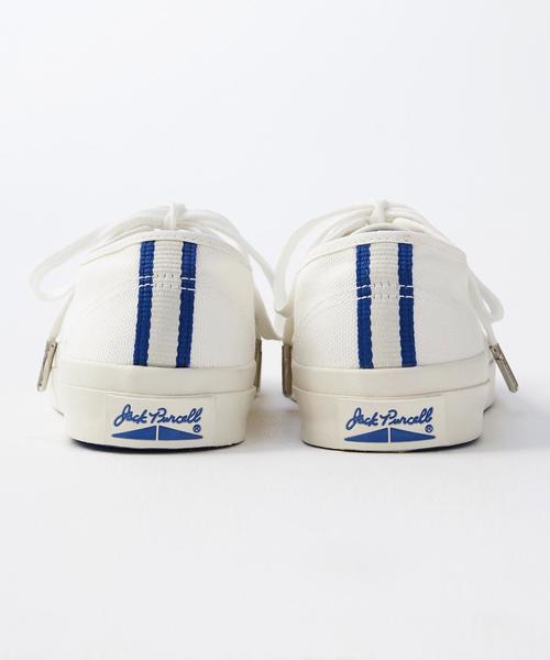 CONVERSE（コンバース）の「別注[ジャックパーセル]JACK PURCELL スニーカー(22.5cm-25cm)（スニーカー・レディース・ホワイト/ネイビー・24cm/23cm/24.5cm/25cm/22.5cm/23.5cm）」の7枚目の写真