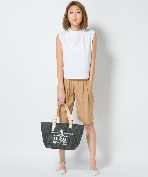 united bamboo（ユナイテッドバンブー）の「トートバッグ【M】CAMOUFLAGE TOTE マザーズ（トートバッグ・レディース・カーキ系5・F）」の12枚目の写真