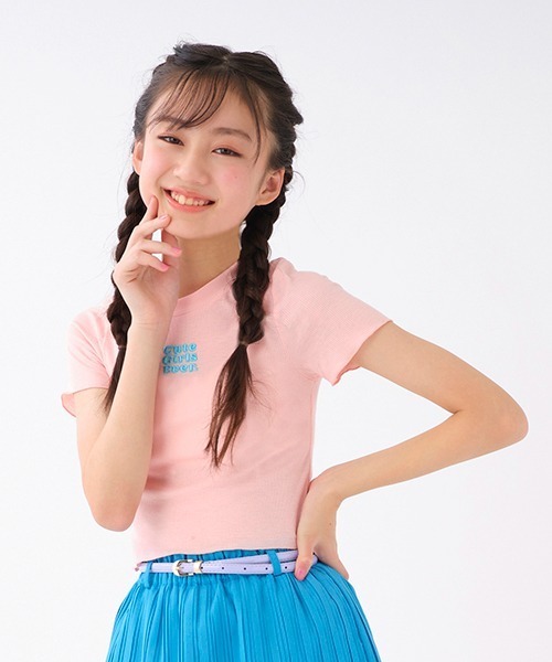 セール】テキスト刺しゅうTシャツ（Tシャツ/カットソー）｜by LOVEiT