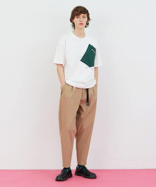 FRAPBOIS（フラボア）の「ストレッチツイル パンツ（その他パンツ・レディース・ベージュ/ブラック・0/2/1）」の3枚目の写真