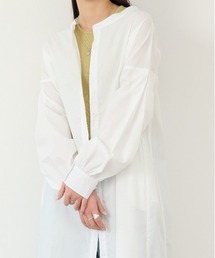 ECRIRE | 【nanaコラボ】前後2wayスタンドカラーシャツワンピース(シャツワンピース)