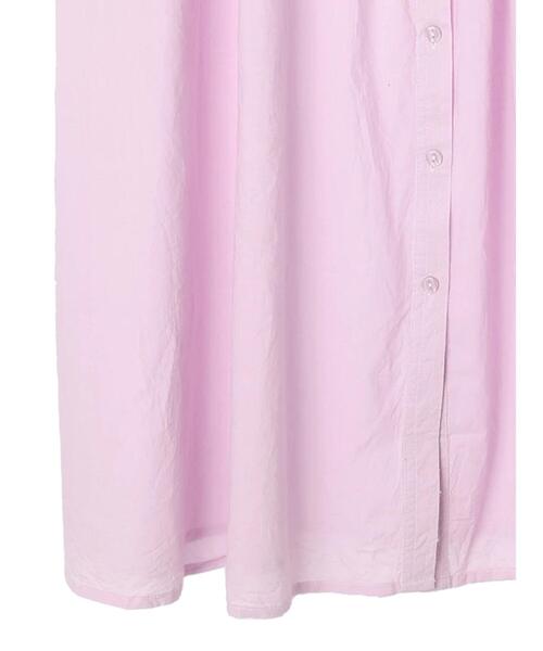 Green　Parks（グリーンパークス）の「ボリュームギャザーシャツワンピース（シャツワンピース・レディース・ラベンダー/チャコールグレー/ホワイト系その他2・FREE）」の20枚目の写真