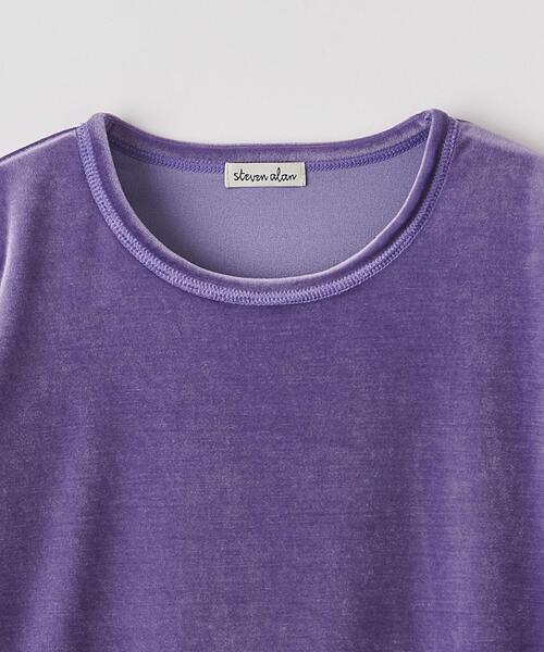 Steven Alan(スティーブンアラン)の「<Steven Alan>VELOUR PULLOVER/Tシャツ(Tシャツ/カットソー・レディース・ベージュ/ライム/ライラック・FREE)」の14枚目の写真