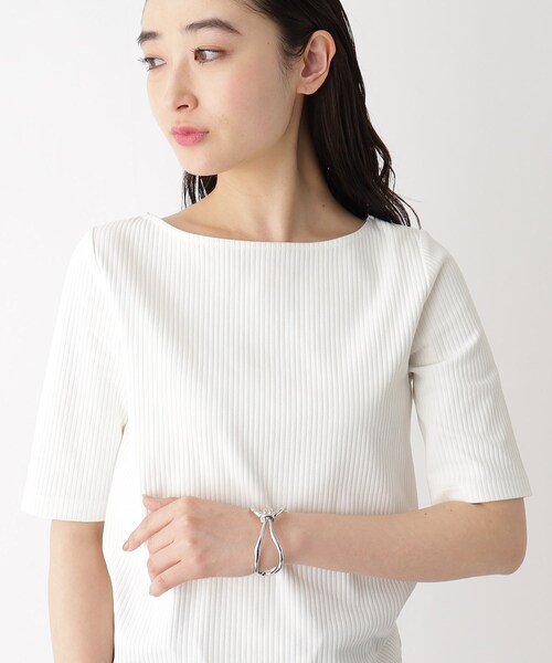 OPAQUE.CLIP(オペークドットクリップ)の「◆≪ヒルナンデス!で紹介≫ メタル結びデザインバングル(ブレスレット・レディース・シルバー/ゴールド・00)」の9枚目の写真