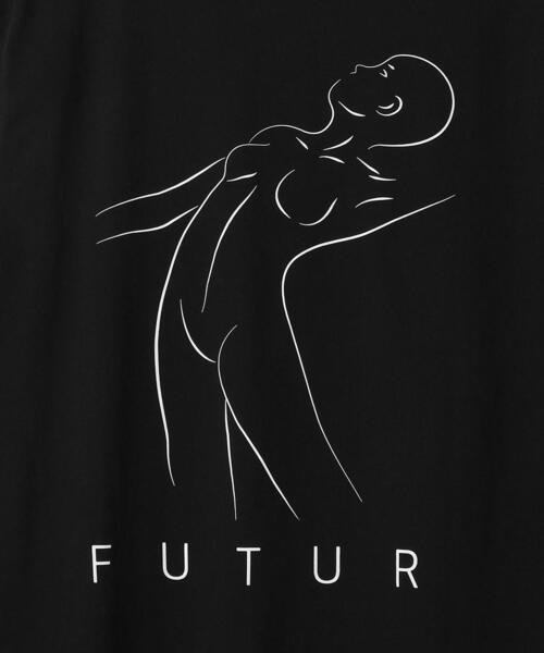 FUTUR（フューチャー）の「＜FUTUR＞ N01 CORE LOGO TEE/Tシャツ（Tシャツ/カットソー・メンズ・ブラック/ホワイト・L/XL/M）」の6枚目の写真