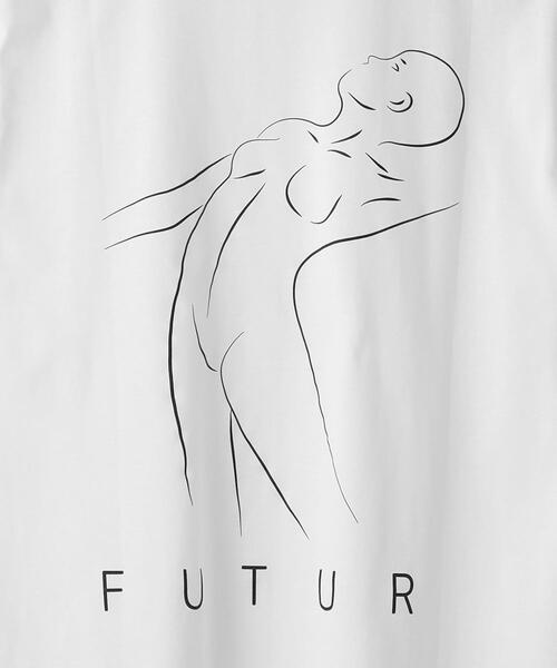 FUTUR（フューチャー）の「＜FUTUR＞ N01 CORE LOGO TEE/Tシャツ（Tシャツ/カットソー・メンズ・ブラック/ホワイト・L/XL/M）」の10枚目の写真