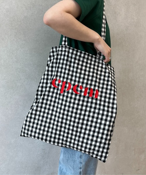 CPCM（シーピーシーエム）の「23SSカラーロゴトートバッグ（トートバッグ・レディース・グリーン/イエロー/ブラック/アイボリー・FREE）」の11枚目の写真