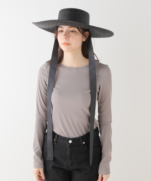 FERRUCCIO VECCHI（フェリシオベッキ）の「【FERRUCCIO VECCHI/フェリシオベッキ】  BLACK HAT（ハット・レディース・ブラック・FREE）」の13枚目の写真