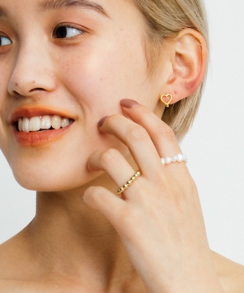 whim(ウィム)の「Tiny Heart Catchless Pierce-ハートキャッチレスピアス-(ピアス(両耳用)・レディース・シルバー/ゴールド・FREE)」の18枚目の写真