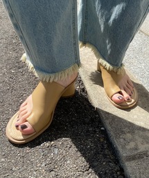 【WEB限定】ラウンドヒールトングサンダル