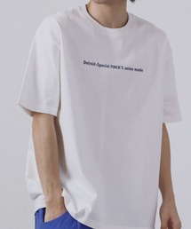 FINCK'S イラスト柄 オーバーサイズ半袖Tシャツ