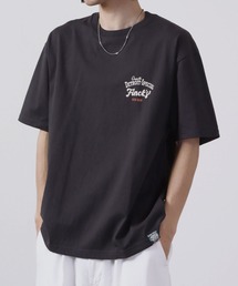 FINCK'S イラスト柄 オーバーサイズ半袖Tシャツ