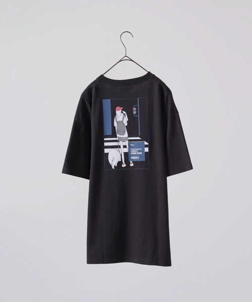 FUNALIVE(ファンアライブ)の「FINCK'S イラスト柄 オーバーサイズ半袖Tシャツ(Tシャツ/カットソー・メンズ・ホワイト系その他3/グリーン/ホワイト系その他/グレー系その他2/グレー系その他3/ラベンダー/サンドベージュ/グレー系その他/チャコールグレー/オフホワイト/ホワイト系その他2/サックスブルー・XL/L/M)」の22枚目の写真