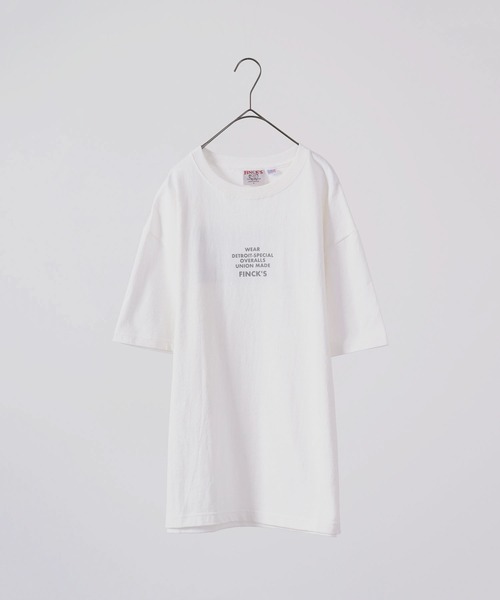 FUNALIVE(ファンアライブ)の「FINCK'S イラスト柄 オーバーサイズ半袖Tシャツ(Tシャツ/カットソー・メンズ・ホワイト系その他3/グリーン/ホワイト系その他/グレー系その他2/グレー系その他3/ラベンダー/サンドベージュ/グレー系その他/チャコールグレー/オフホワイト/ホワイト系その他2/サックスブルー・XL/L/M)」の15枚目の写真