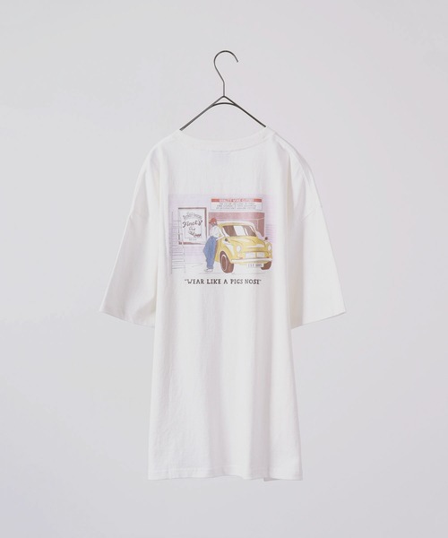 FUNALIVE(ファンアライブ)の「FINCK'S イラスト柄 オーバーサイズ半袖Tシャツ(Tシャツ/カットソー・メンズ・ホワイト系その他3/グリーン/ホワイト系その他/グレー系その他2/グレー系その他3/ラベンダー/サンドベージュ/グレー系その他/チャコールグレー/オフホワイト/ホワイト系その他2/サックスブルー・XL/L/M)」の20枚目の写真